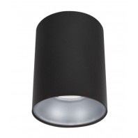 CLA-Surface:GU10 Round Surface Mounted Ceiling Downlights-Fixed Matt Wht / Matt Blk